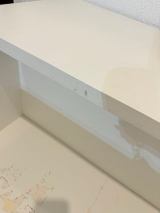 Cajonera blanca de plástico