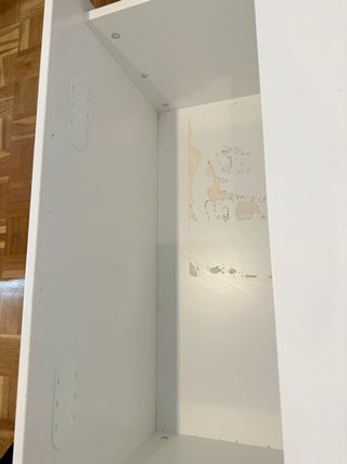 Cajonera blanca de plástico