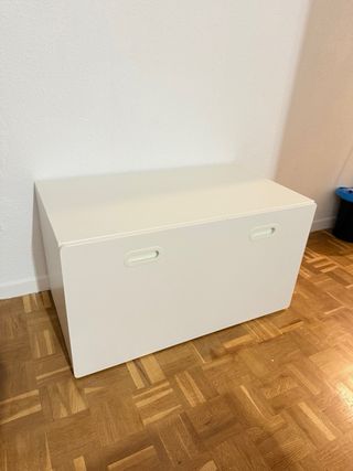 Cajonera blanca de plástico