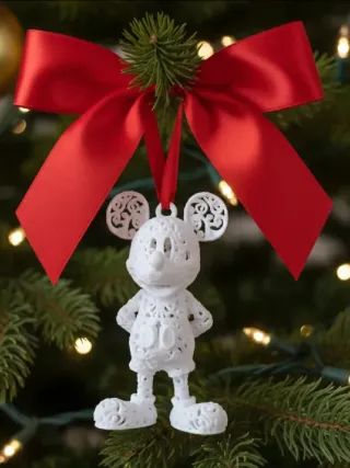 Topolino Stampa 3D Disney Bianco