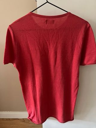 Camiseta Zara Man Roja Talla S
