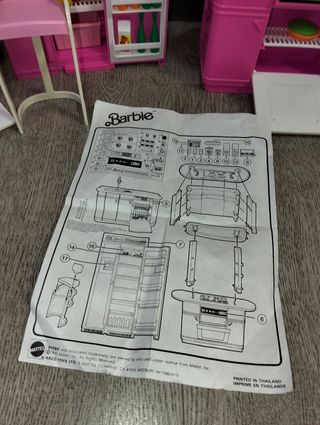 Cucina Barbie Playset anni 90 Coin cusine