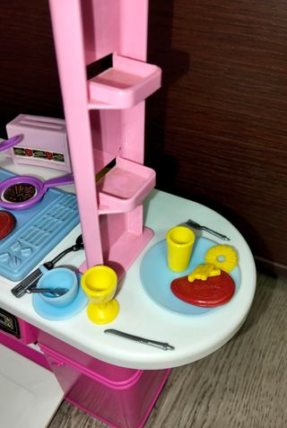 Cucina Barbie Playset anni 90 Coin cusine