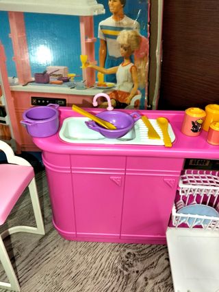 Cucina Barbie Playset anni 90 Coin cusine