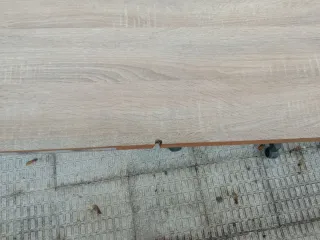 Mesa escritorio madera y metal