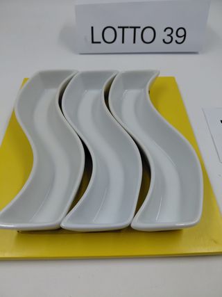 Antipastiera in legno e ceramica