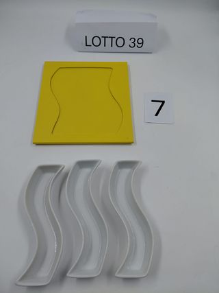 Antipastiera in legno e ceramica