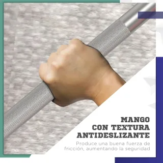 Set de pesas: Barra y 6 discos