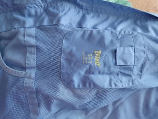 Cortavientos Crivit Talla 44 Azul/Amarillo