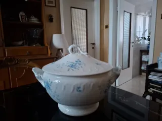 Antica zuppiera porcellana decorata