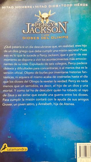 Percy Jakson El ladrón del rayo