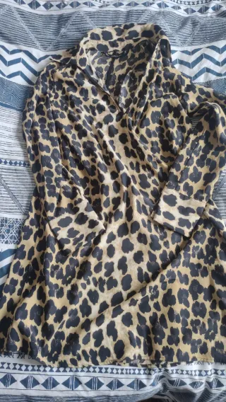 Vestido Zara Animal Print XS