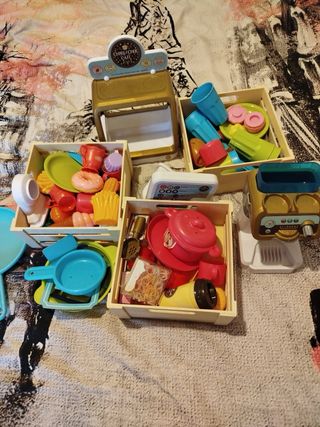 Cocinita de madera infantil