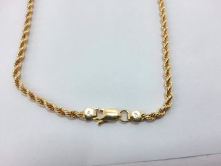 cadena oro 18k 30cm