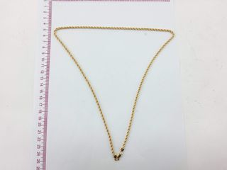 cadena oro 18k 30cm