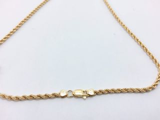 cadena oro 18k 30cm