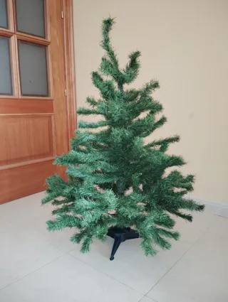 Árbol de Navidad verde 90 cm