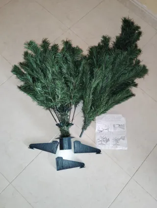 Árbol de Navidad verde 90 cm