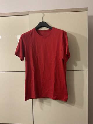 Maglietta rossa maniche corte