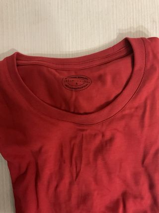 Maglietta rossa maniche corte