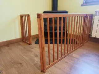 Barrera de seguridad esquinera madera