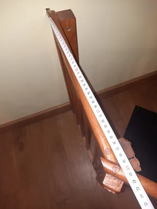 Barrera de seguridad esquinera madera