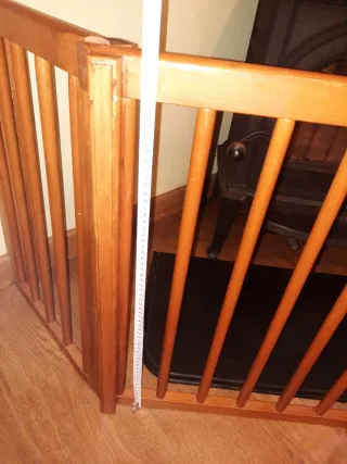 Barrera de seguridad esquinera madera