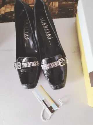 Zapatos Hispanitas Piel Negro Talla 40