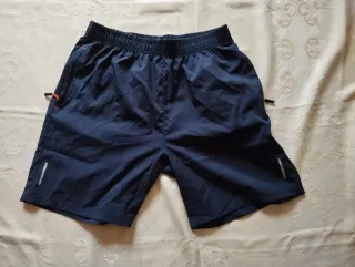 Pantalones cortos deportivos azul