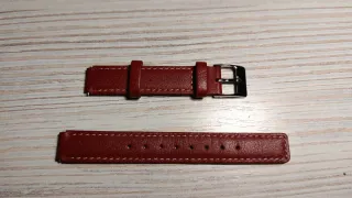 Correa de  reloj mujer 12mm. roja