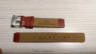 Correa de  reloj mujer 12mm. roja