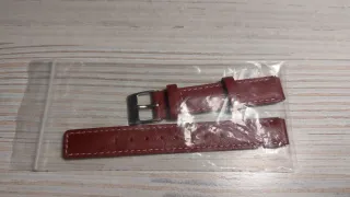 Correa de  reloj mujer 12mm. roja