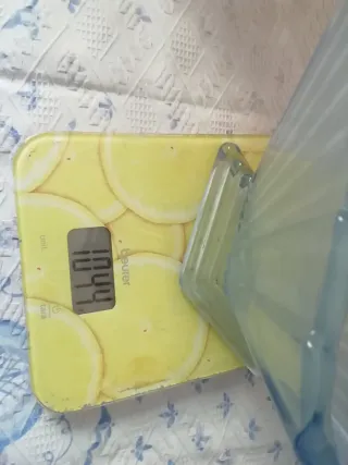 Vaso Art-Deco Vetro Azzurro