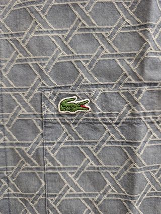 Camisa Lacoste Live Estampada Talla 41