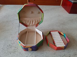 Joyero infantil octogonal multicolor