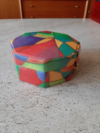 Joyero infantil octogonal multicolor