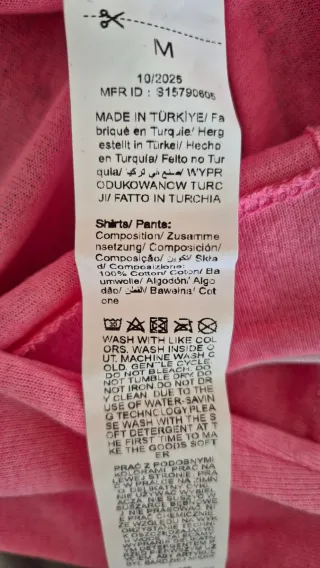 Pijama rosa algodón S-M NUEVA