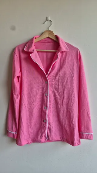 Pijama rosa algodón S-M NUEVA