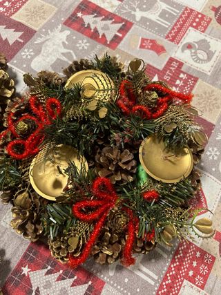 Centros de mesa navideños de piñas