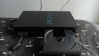 Consola PS2 Sony Negra + Mando y Cables