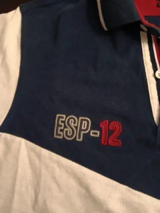 Polo Pedro del Hierro Azul y Blanco