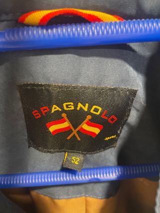 Chaqueta acolchada azul hombre