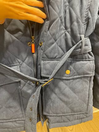 Chaqueta acolchada azul hombre