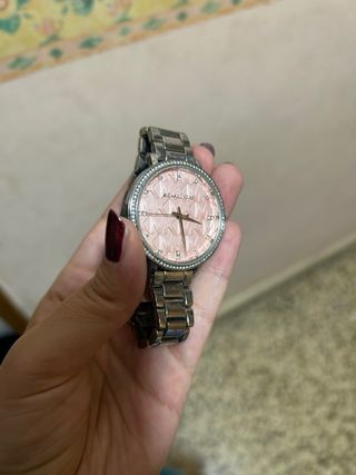 Reloj Michael Kors Rosa y Plateado