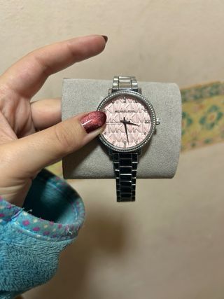Reloj Michael Kors Rosa y Plateado