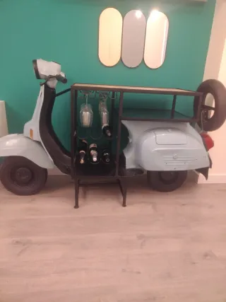 Mostrador Bar Botellero Moto Vespa