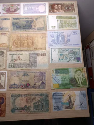 Lote de Billetes del Mundo