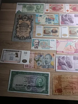 Lote de Billetes del Mundo