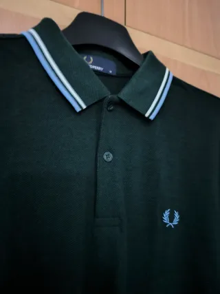 Polo Fred Perry Verde Talla M
