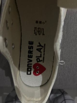 Converse x CDG Play Chuck Taylor Blancas